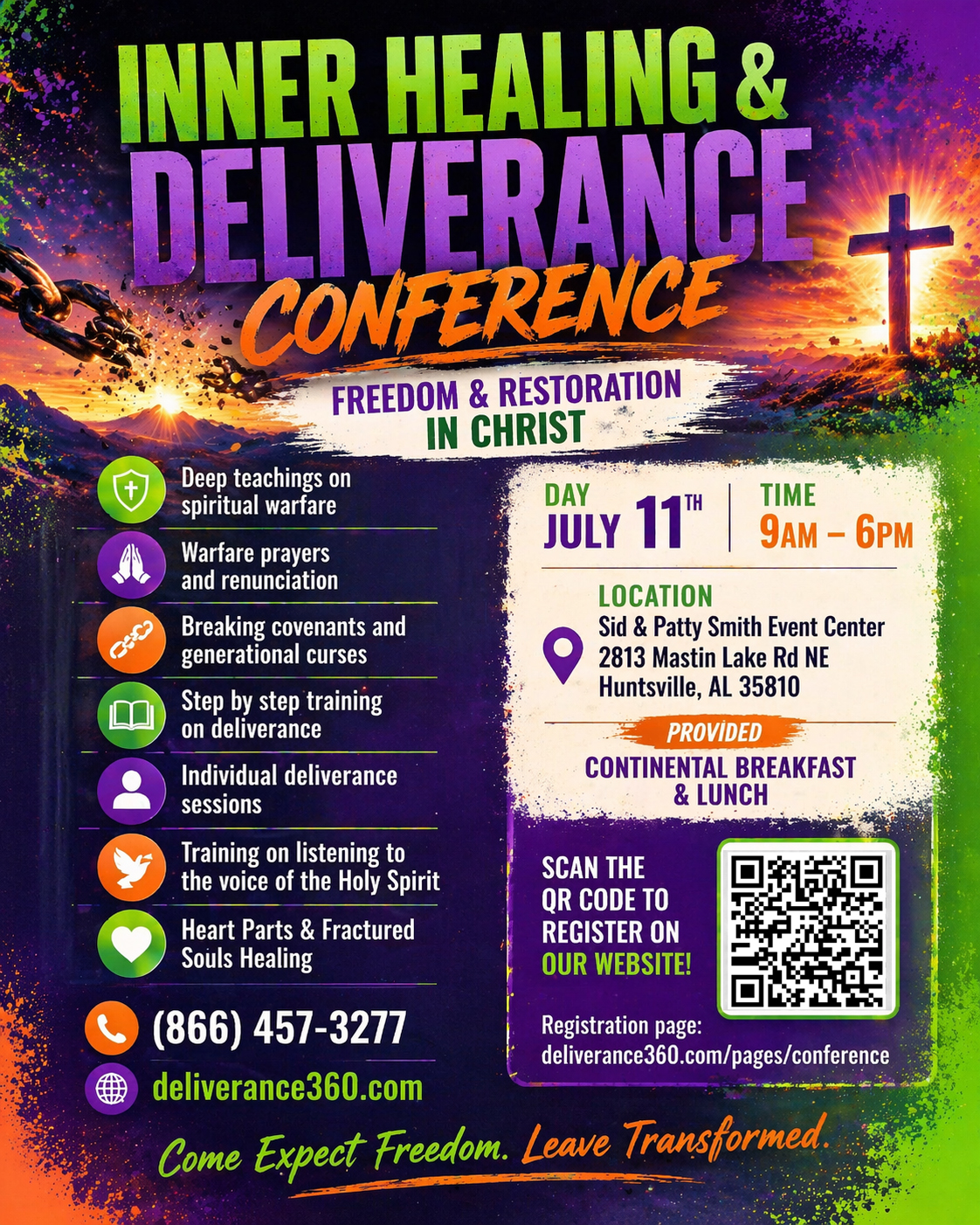 deliverance conference Huntsville, Alabama
